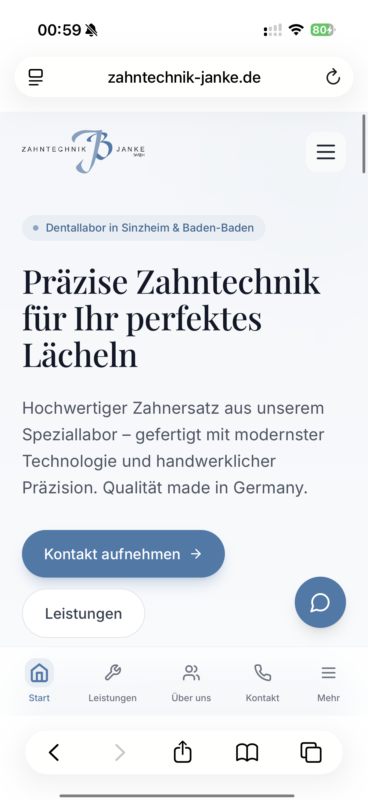 Zahntechnik Janke Mobile